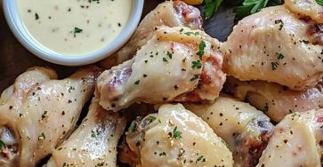Creamy Lemon Chicken Wings