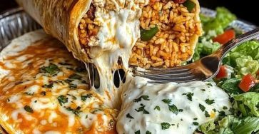 Cheesy Smothered Burrito