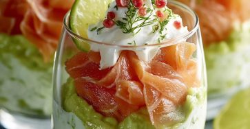 Smoked Salmon Ferrero Rocher with Avocado Cream