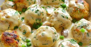 Chicken Balls in Creamy Sauce