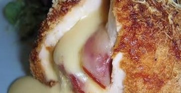 Chicken Cordon Bleu with Honey Mustard Sauce