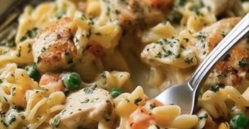 Chicken Pot Pie Pasta 