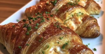 Buttery Shrimp-Stuffed Croissants