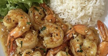 Garlic Butter Shrimp & Rice Comfort Plate