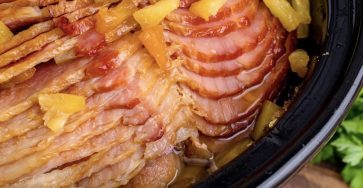 Crock Pot Brown Sugar Pineapple Ham