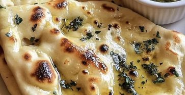 Authentic Artisan Garlic Naan