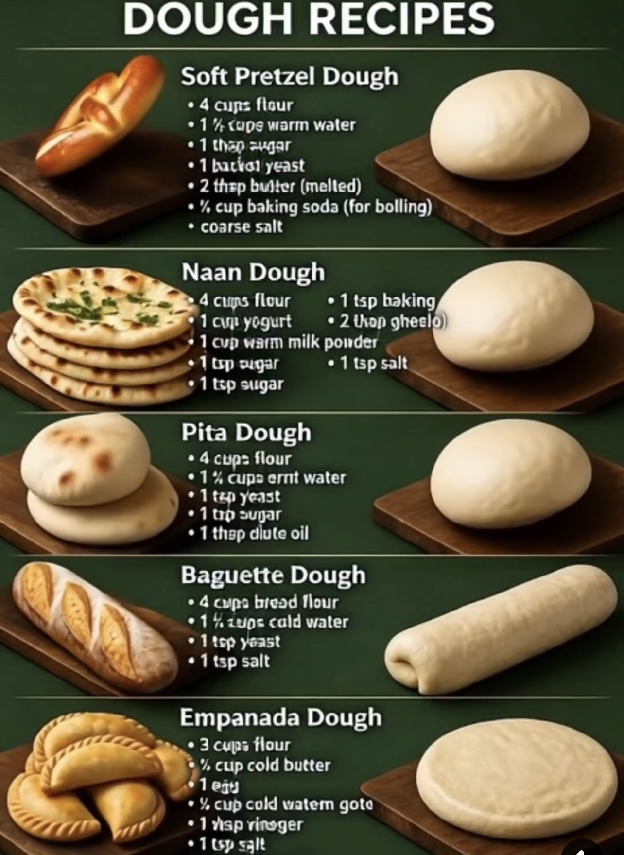 Professional Dough Recipes